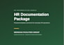 create professional HR documents and employee handbooks